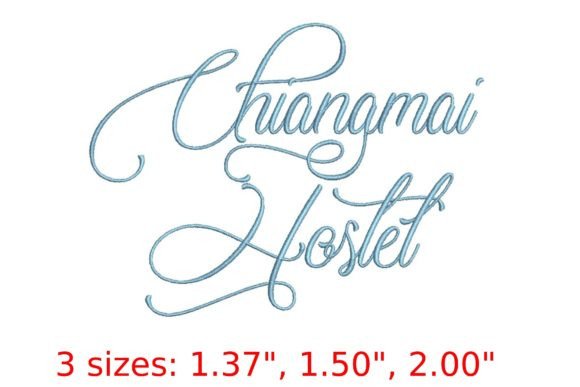 Changmai Hostel Font