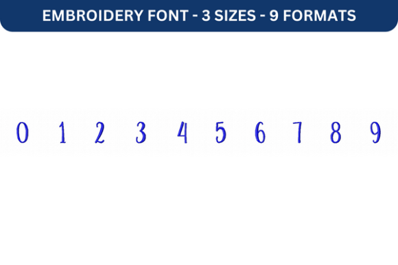 Ke Aloha Font Number 0 to 9