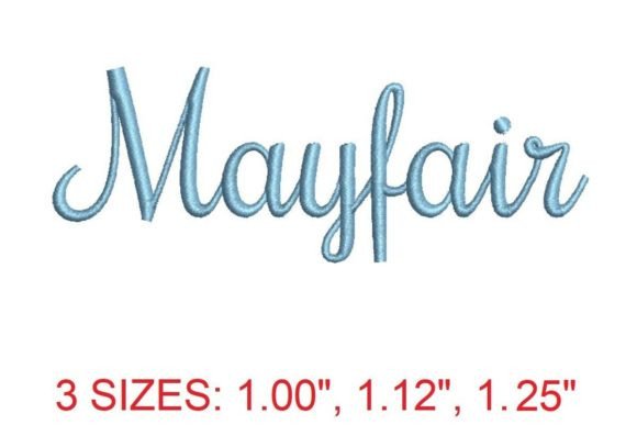 Mayfair Embroidery Font: Elegant Monograms, Real-World Stitching
