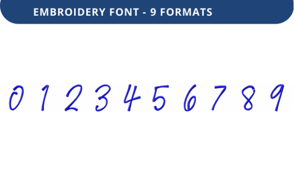 Victorina Font 0 to 9